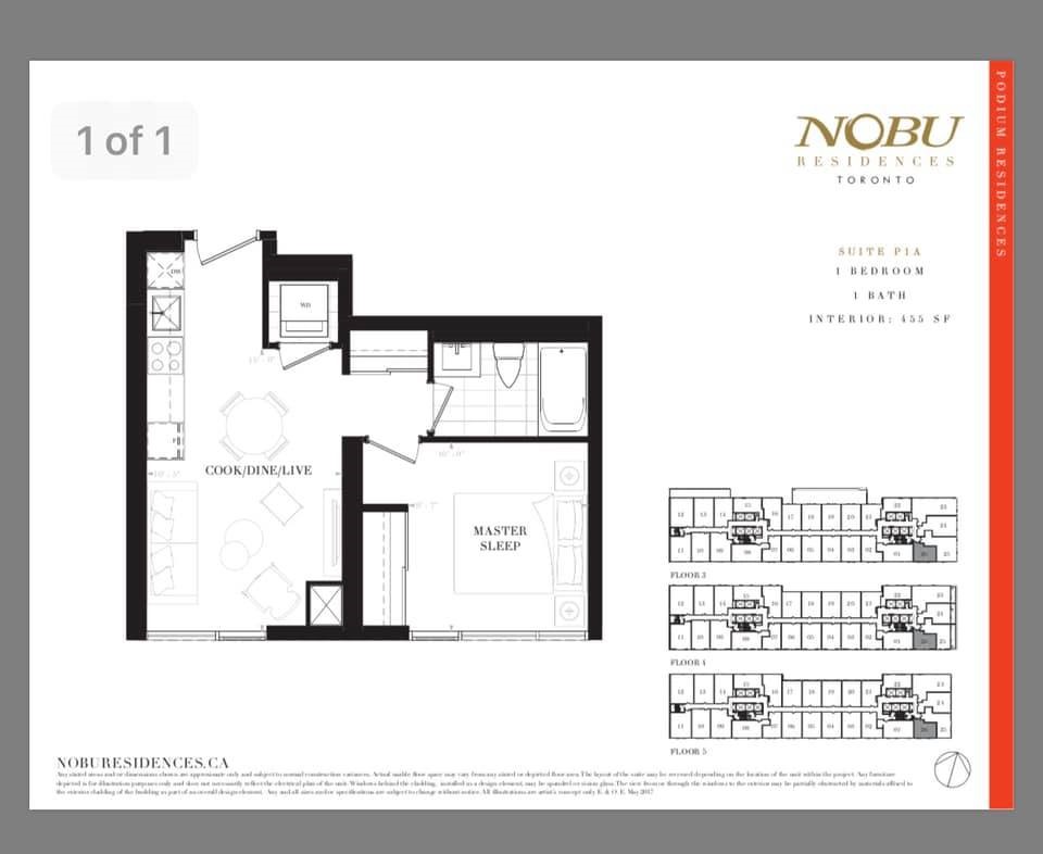 Nobu Residences floor plan